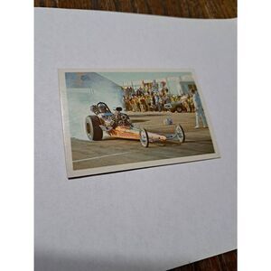 1971 Hubert Platts Georgia Shaker Mustang AHRA Fleer Drag Champ Car Trading Card